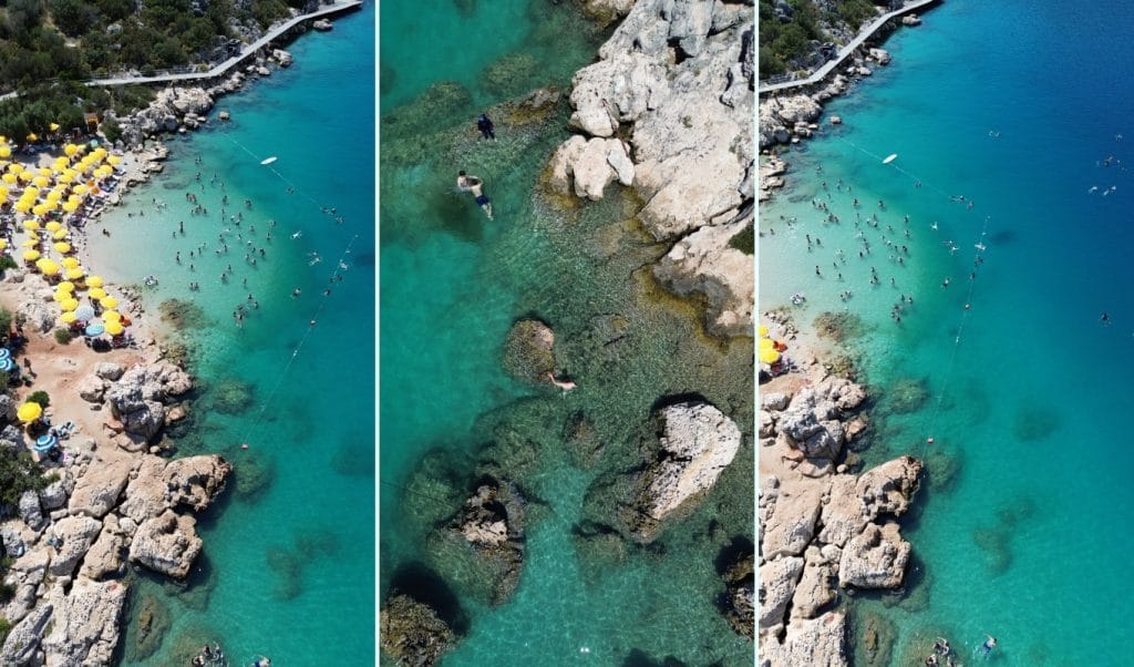 İnceboğaz Plajı, KAŞ 2025 ❤️ Giriş Ücreti, Yeme İçme, Konumu incebogaz kas